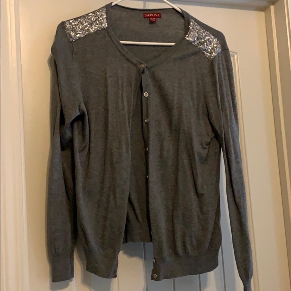 Gray Cardigan